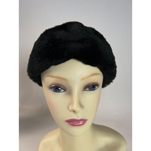 Vintage Miss Alice 1960s Exclusively For Neiman Marcus Black Fur Hat main image 12